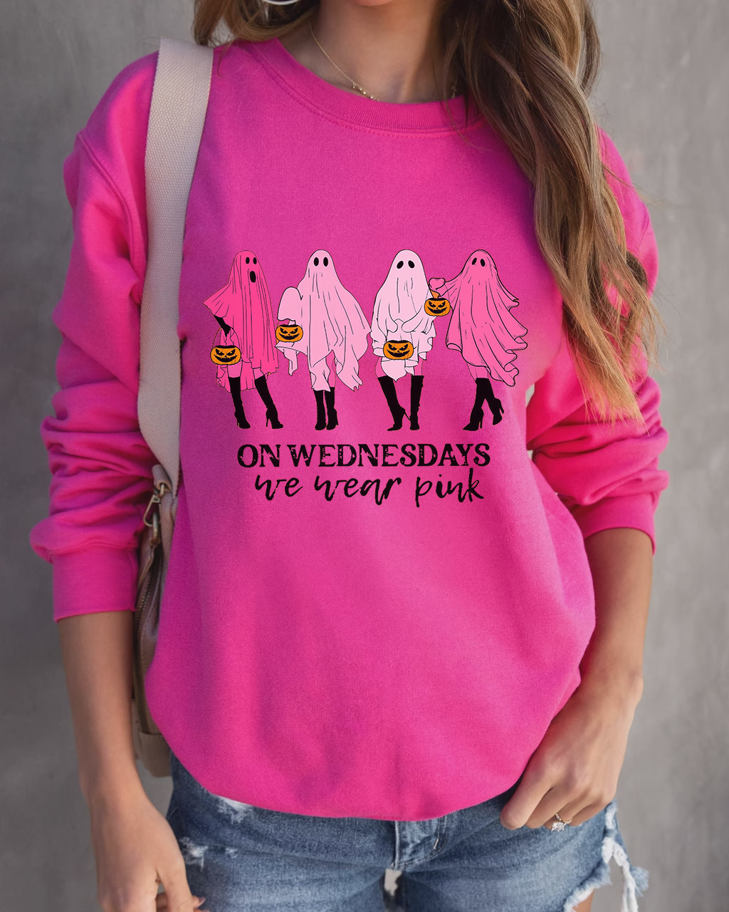 On Wednesdays We Wear Pink Sweatshirt