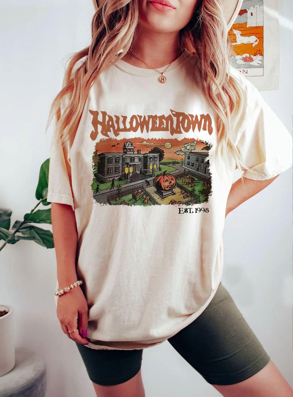 Halloween Town Est 1998 RetroT-Shirt - prettyspeach