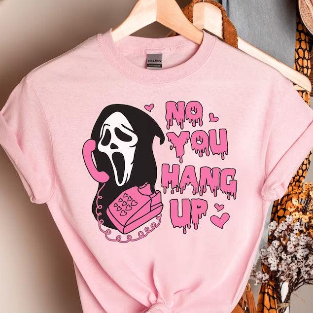 No You Hang Up Cute  Halloween T-Shirt - prettyspeach