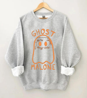 Ghost Malone Spooky Sweatshirt - prettyspeach