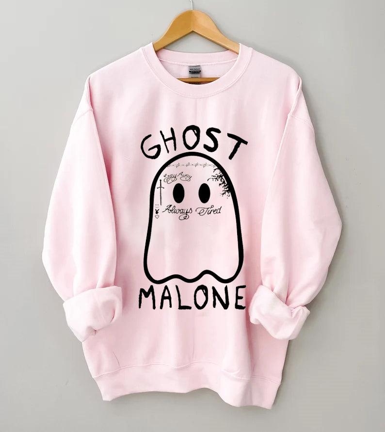 Ghost Malone Spooky Casual Sweatshirt - prettyspeach