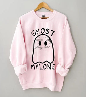 Ghost Malone Spooky Casual Sweatshirt - prettyspeach