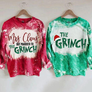 Mrs. Claus Tie Dye Matching Sweatshirt - prettyspeach