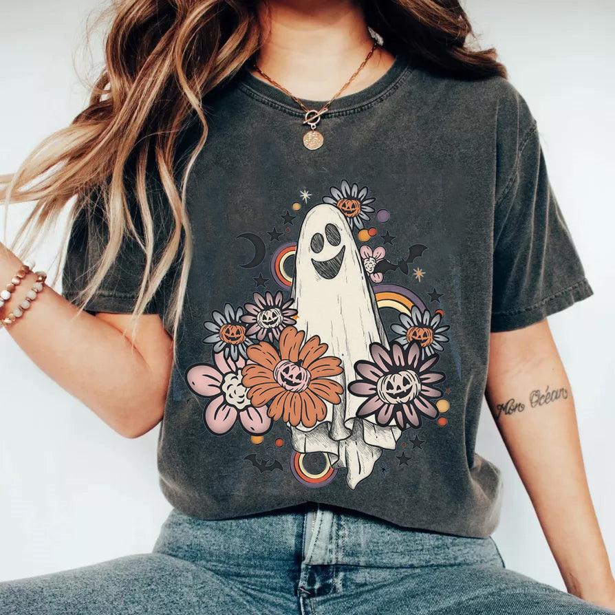 Halloween Party Ghost T-Shirt - prettyspeach