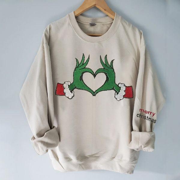 Whoville University Heart Sweatshirt - prettyspeach