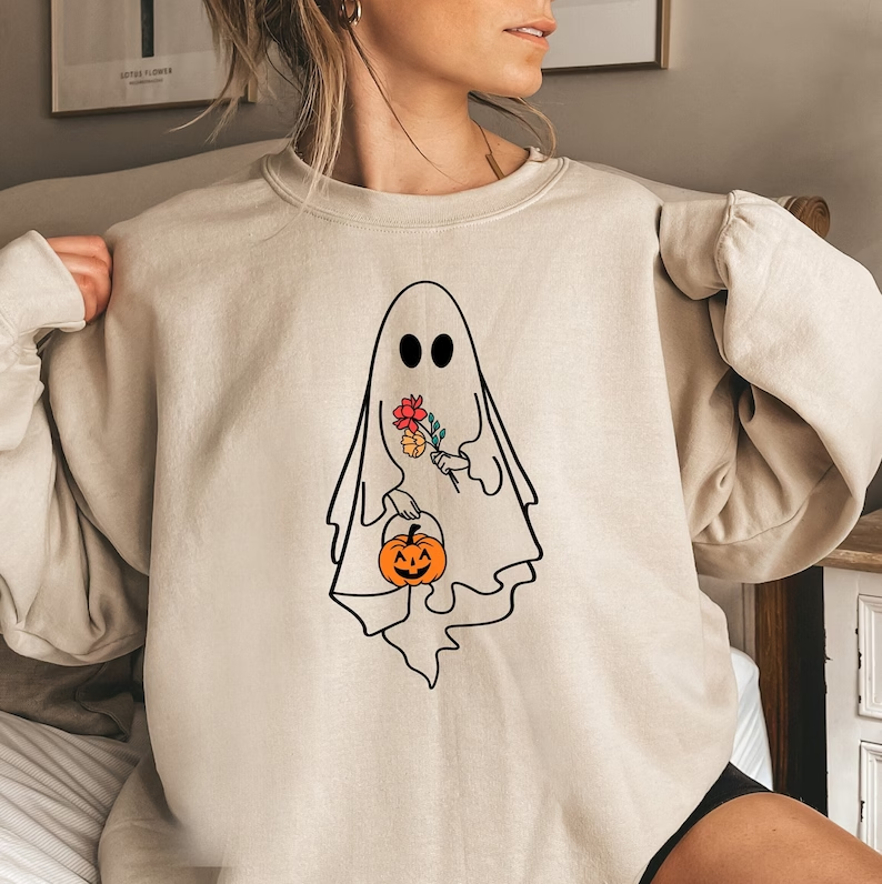 Halloween Ghost Sweatshirt