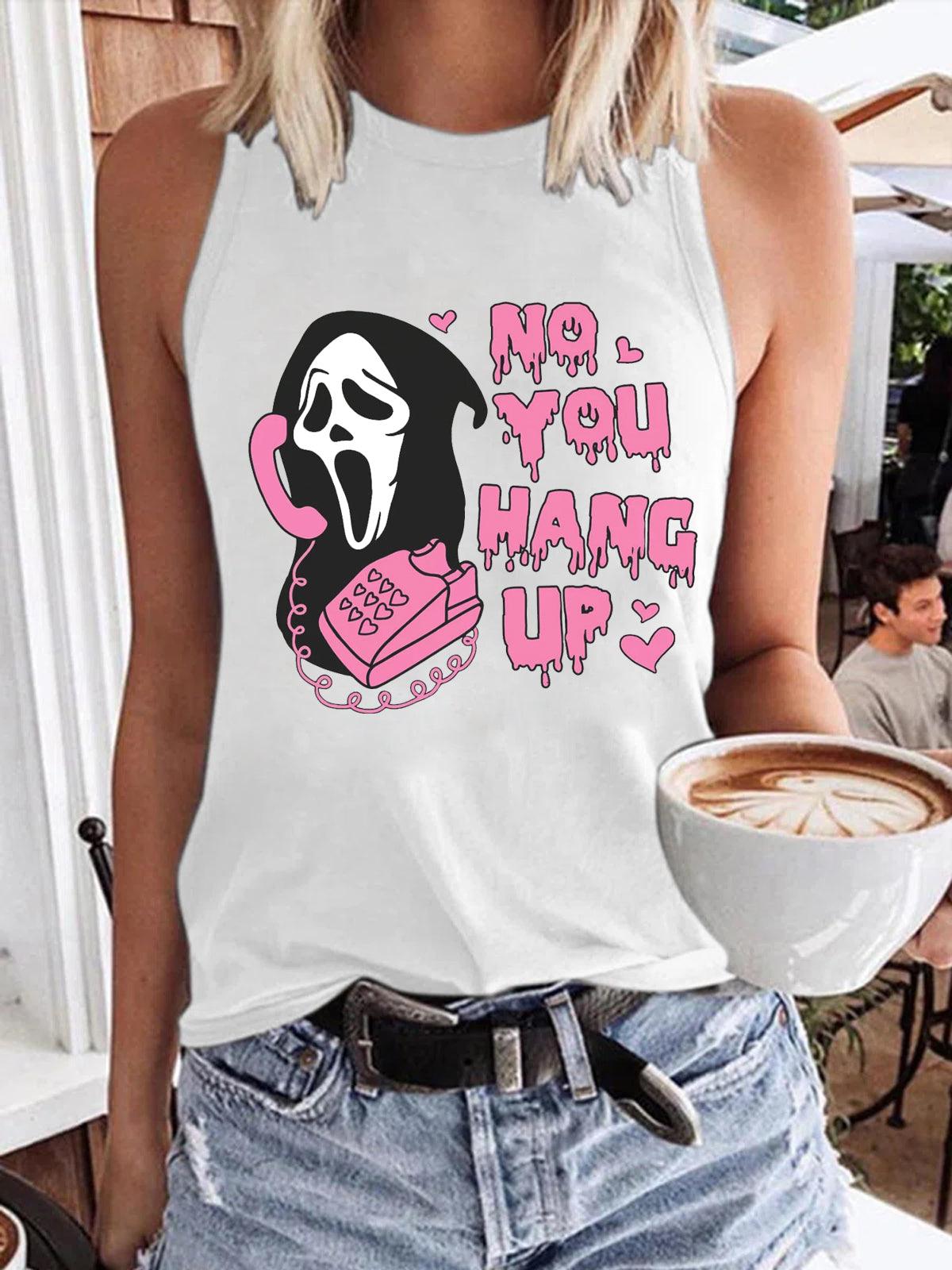 No You Hang Up Slim Fit Tank Top - prettyspeach