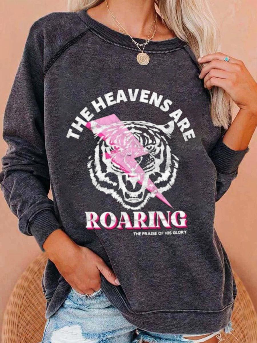 The Heavens Are Roaring Sweatshirt - prettyspeach