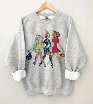 Trick or Treat Cute Ghost Sweatshirt - prettyspeach